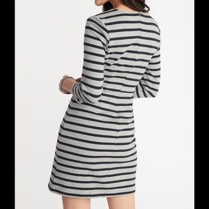 Women| Stripped sponge-Knit Sheath Dress